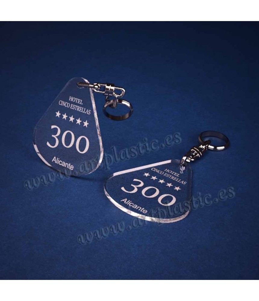 Llaveros Personalizados Gota Grande 3mm