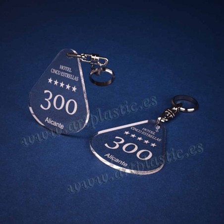 Llaveros Personalizados Gota Grande 3mm