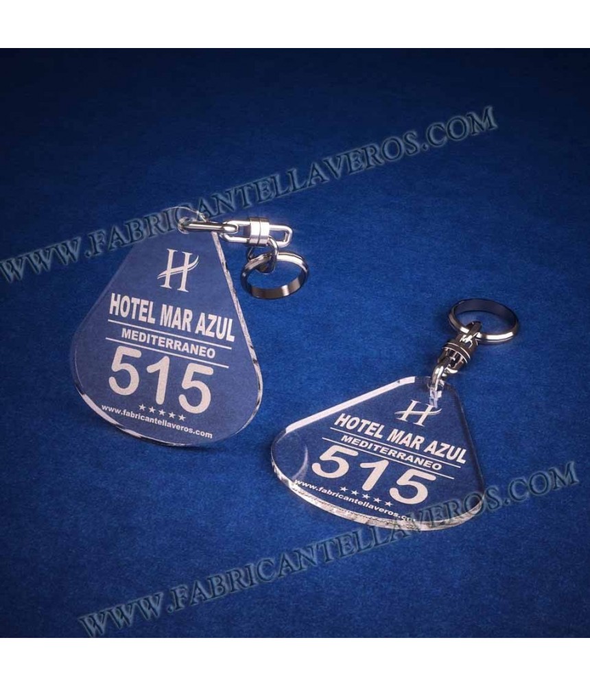 Llaveros Personalizados Gota Grande 3mm