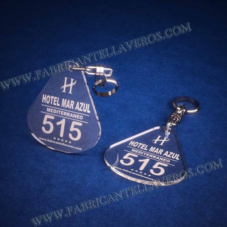 Llaveros Personalizados Gota Grande 3mm