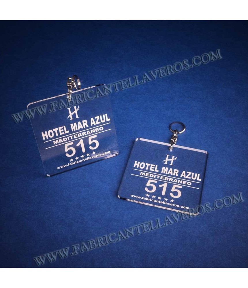 Llaveros Personalizados 100x100mm Cuadrados 3mm
