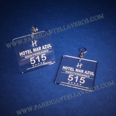 Llaveros Personalizados 100x100mm Cuadrados 3mm