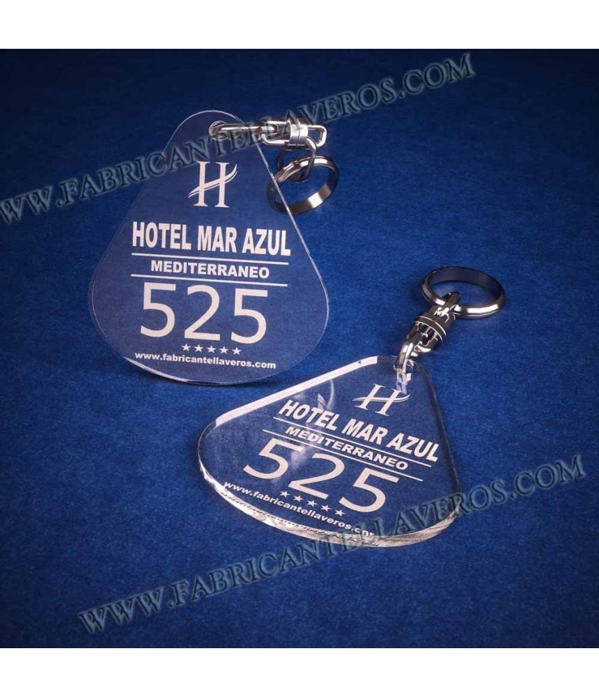 Llaveros Personalizados Gota Grande 3mm