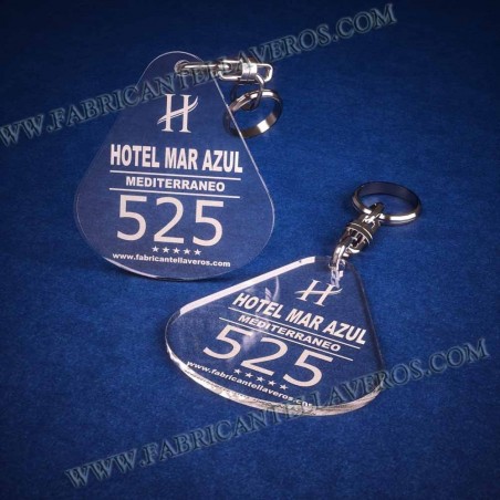 Llaveros Personalizados Gota Grande 3mm