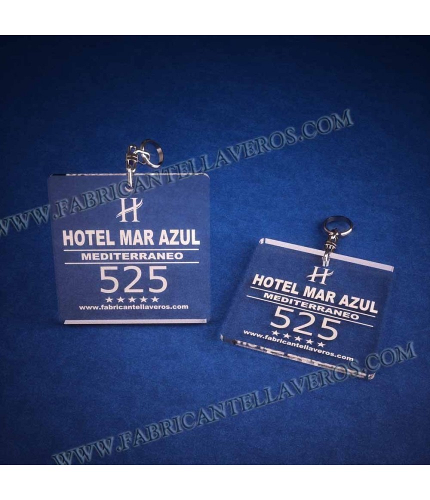 Llaveros Personalizados 100x100mm Cuadrados 3mm