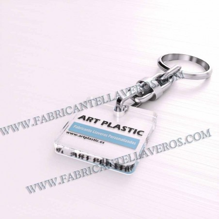 Llaveros Personalizados 50x50mm Cuadrados 3mm