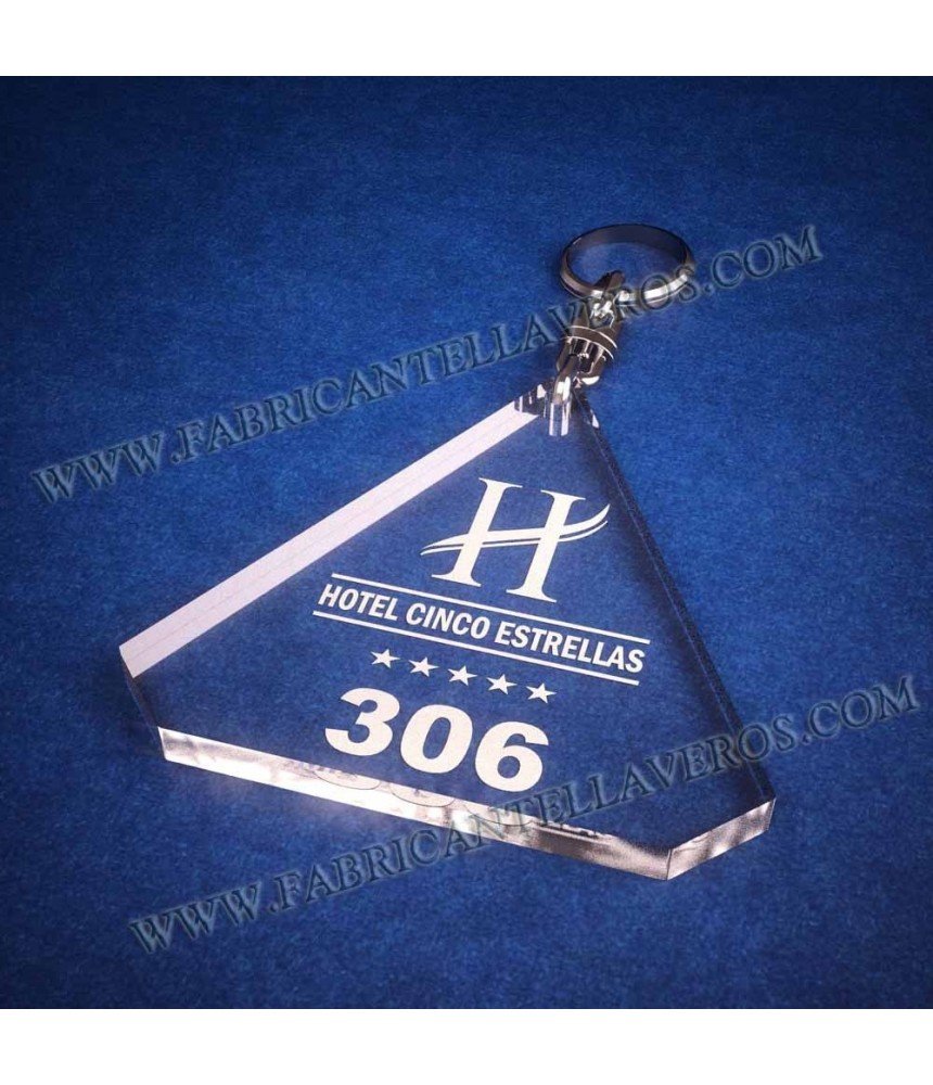 Llaveros Personalizados 100x60mm Rectangulares 8mm