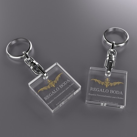 Llaveros Personalizados 50x50mm Cuadrados 3mm