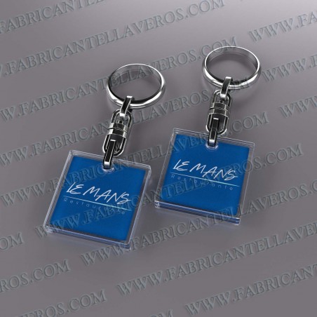 Llaveros Personalizados 50x50mm Cuadrados 3mm
