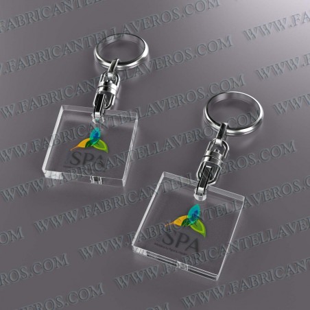 Llaveros Personalizados 50x50mm Cuadrados 3mm
