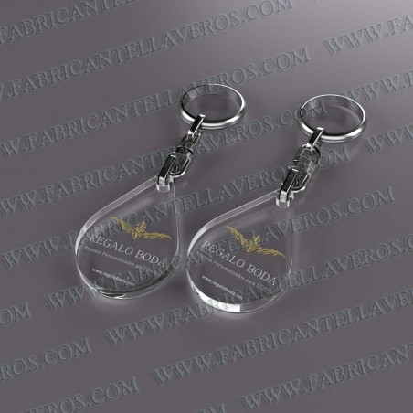 Llaveros Personalizados Forma Casa en Digital 50x50mm grosor 6mm