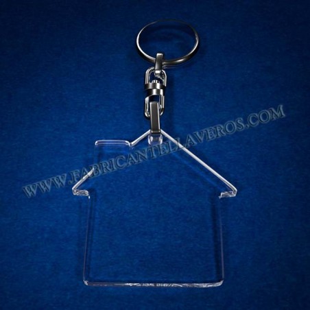 Llaveros Forma Casa 30x30mm grosor 3mm