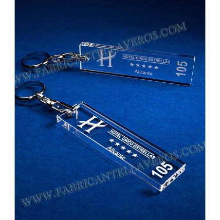 Llaveros Personalizados 75x20mm grosor 5mm